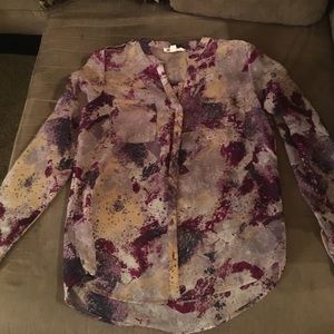 Purple Pattern blouse