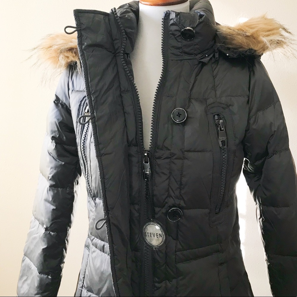 Last one Sz S 🌹Steve Madden hooded down coat - Picture 5 of 7