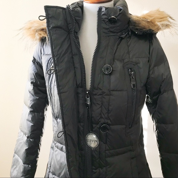 Last one Sz S 🌹Steve Madden hooded down coat - Picture 5 of 7