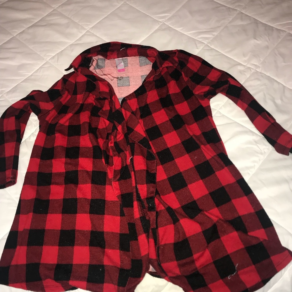Plaid junior shirt