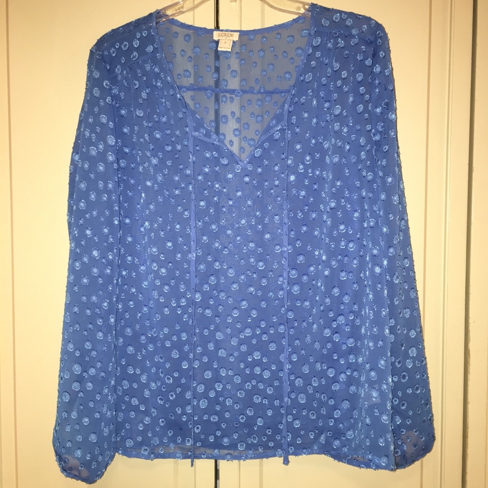 J Crew sheer top