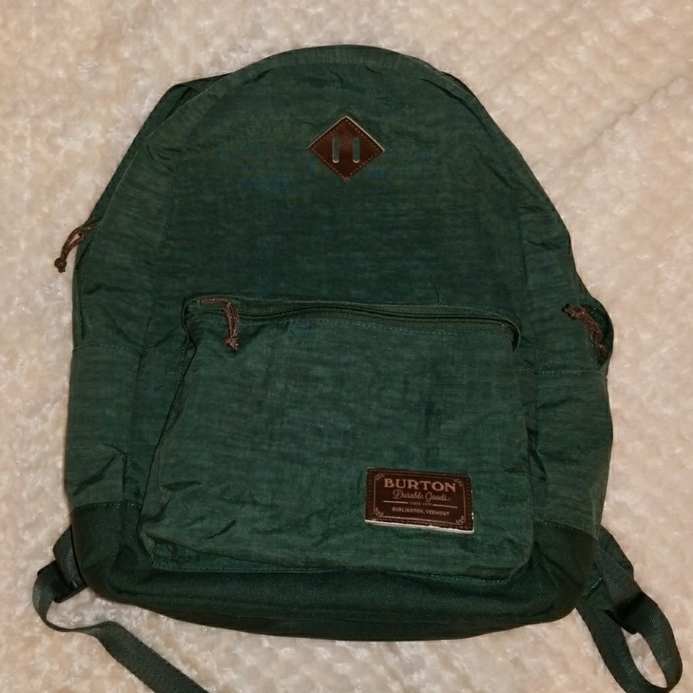 Hunter green Burton backpack