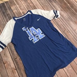Los Angeles LA Dodgers jersey tshirt- NIKE