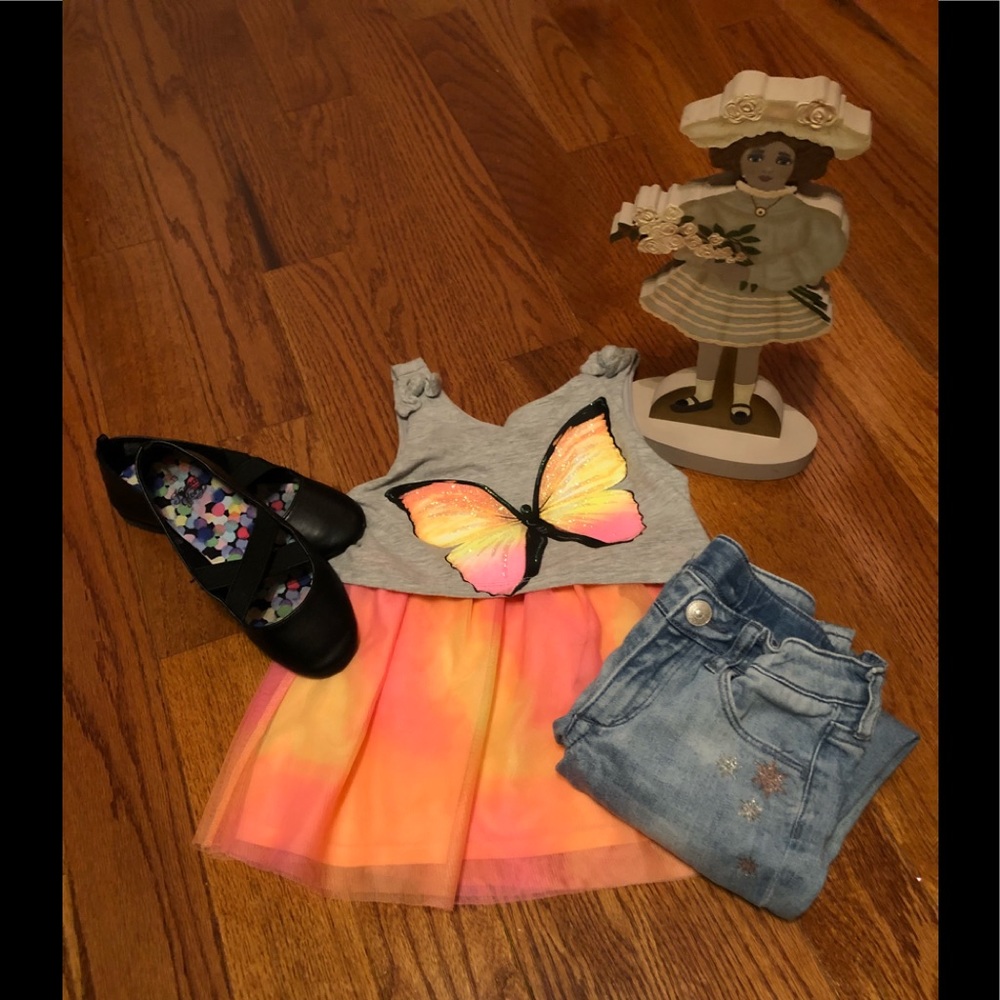 👚NWOT👚Gorgeous Justice Butterfly tank👚