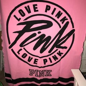 Victoria’s Secret pink beach blanket