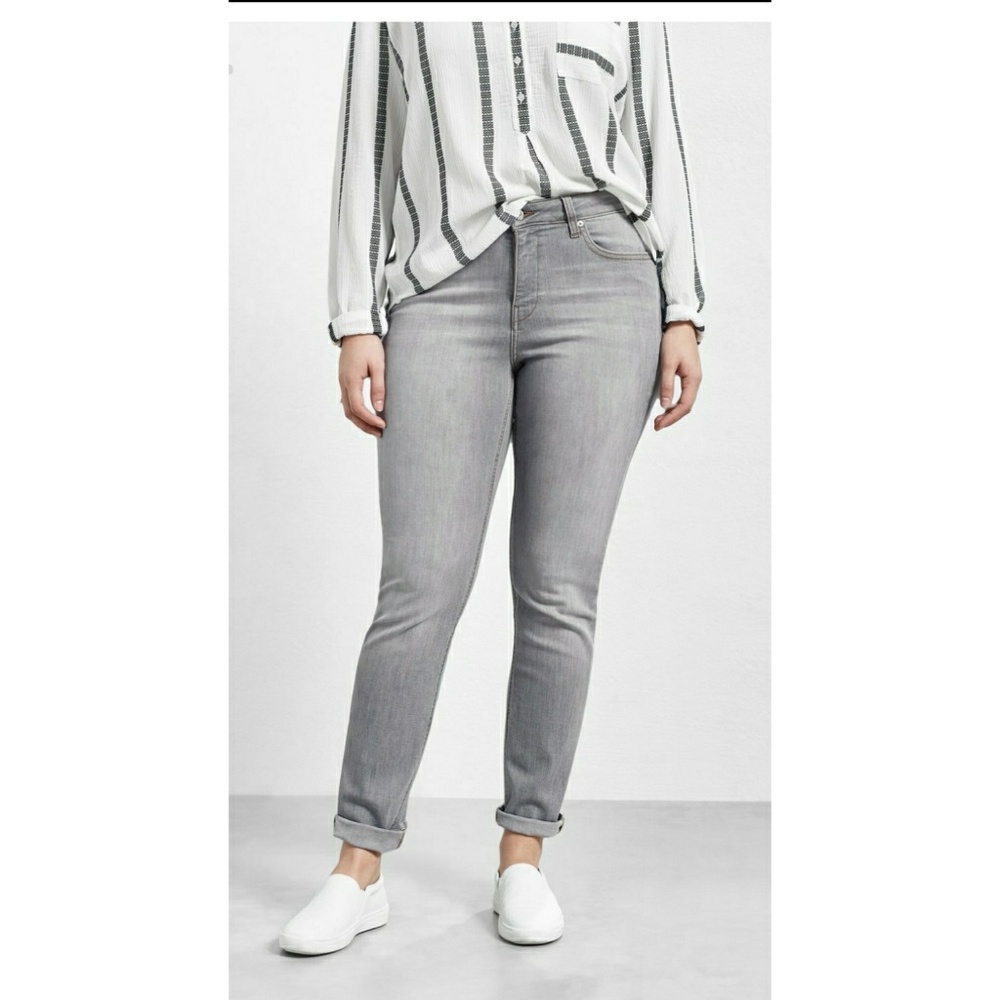 Violeta by MANGO Stretch Straight Jeans