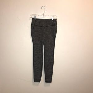 Gray athletic leggings
