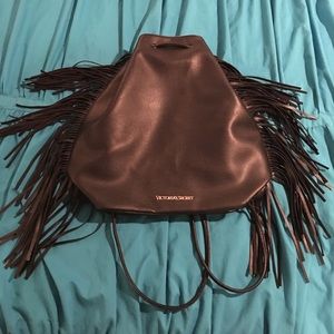 Victoria Secret Fringe Boho Backpack