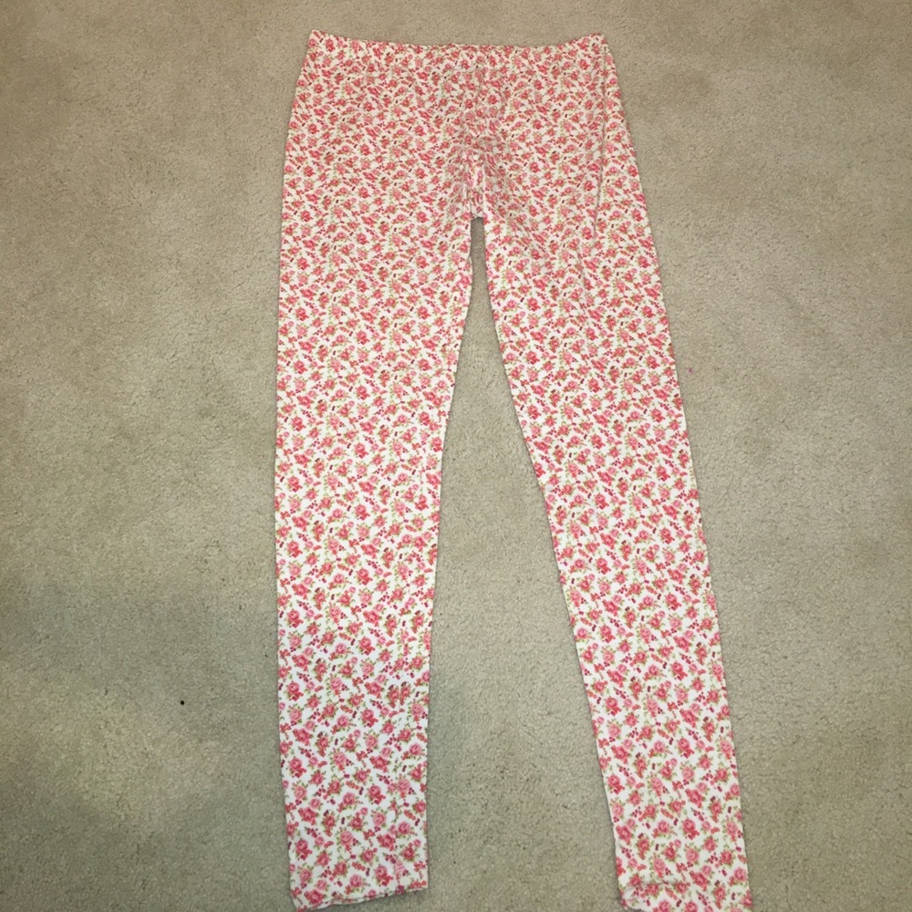 Forever 21 Floral Leggings