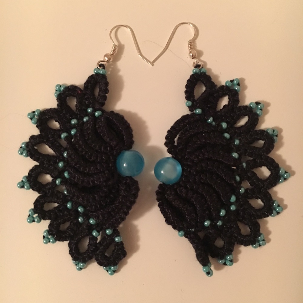 Delicate Crochet Eearrings
