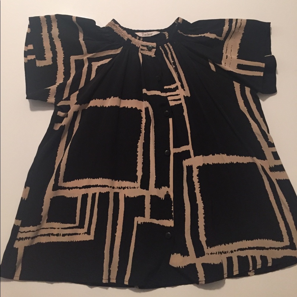 Tucker "The Classic Blouse" short sleeve