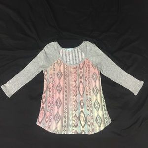 Large Aztec pattern shirt from Maurice's