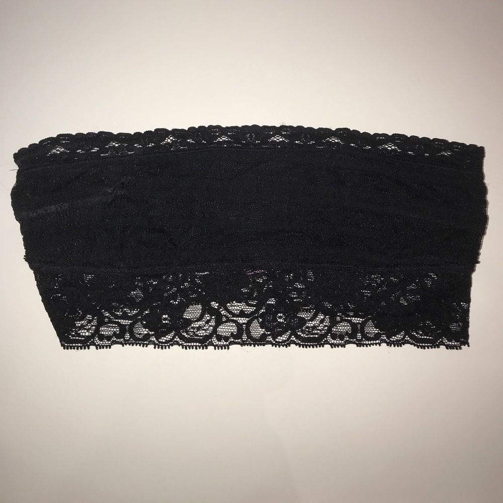 Basic Black Lacey Bandeau