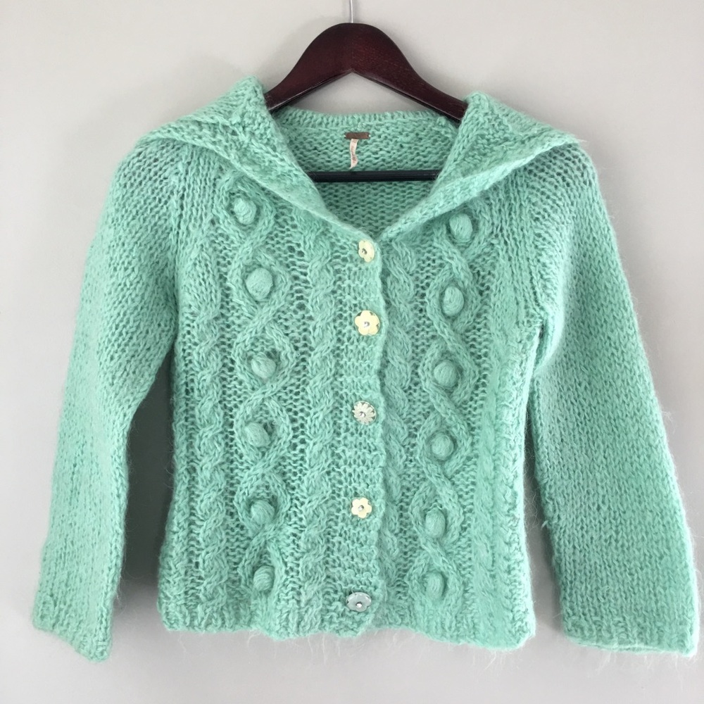 Free people mint sweater