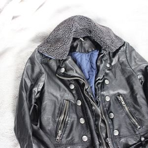 Free People Vegan Leather Jacket