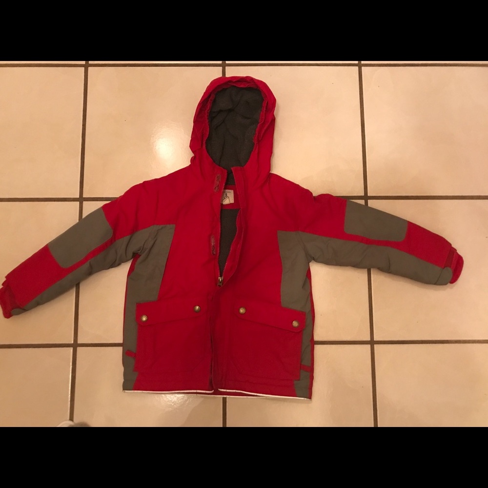 Lands End boys jacket, size M 5-6.
