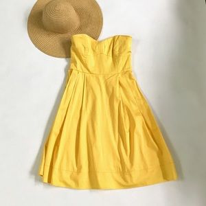 Calvin Klein Yellow Sun Dress size 4
