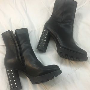 Nasty Gal Studded Boots