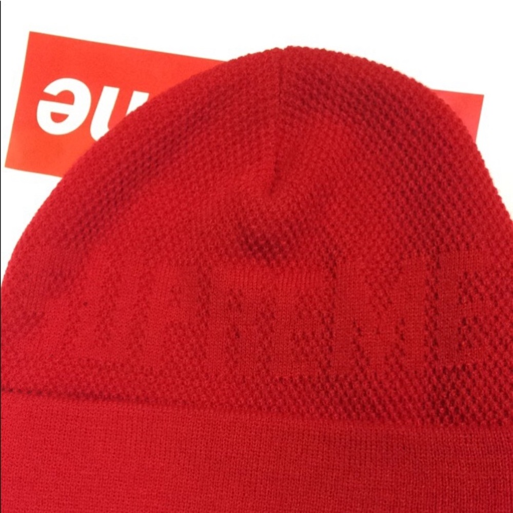 Supreme Tonal Beanie 2016 Red