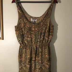 Ecote fall hippie dress