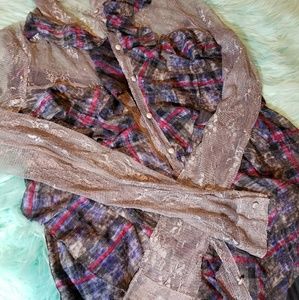 Free People button up blouse