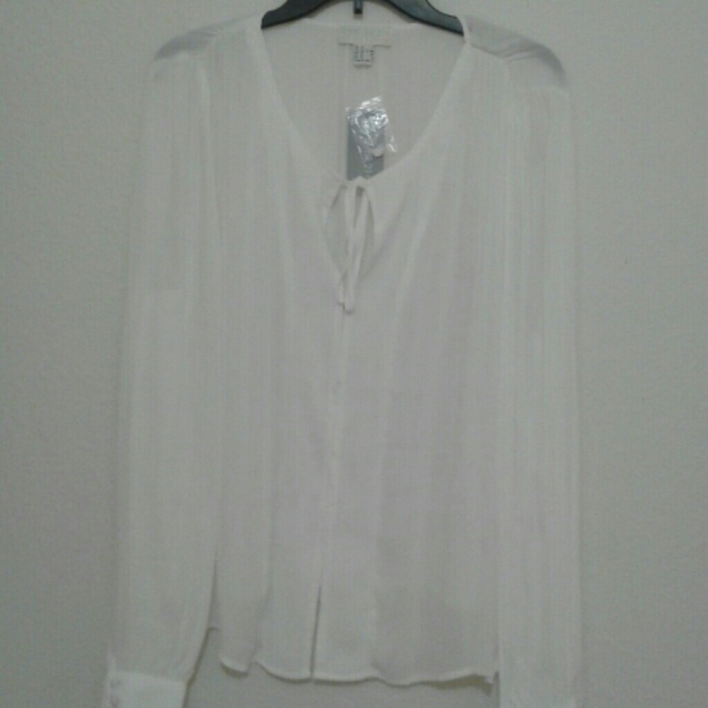 F21 White Blouse