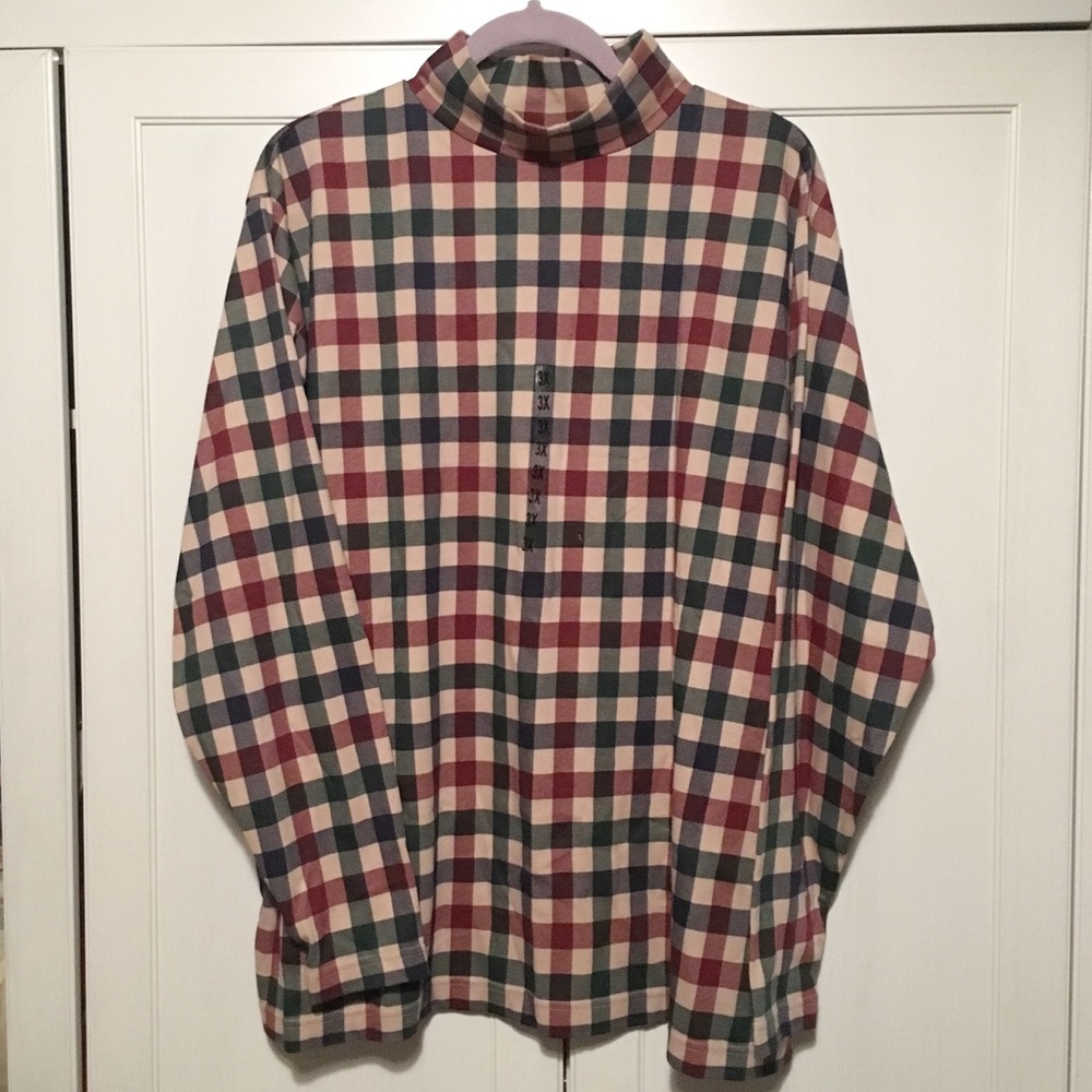 Craft + Barrow Plaid Turtleneck