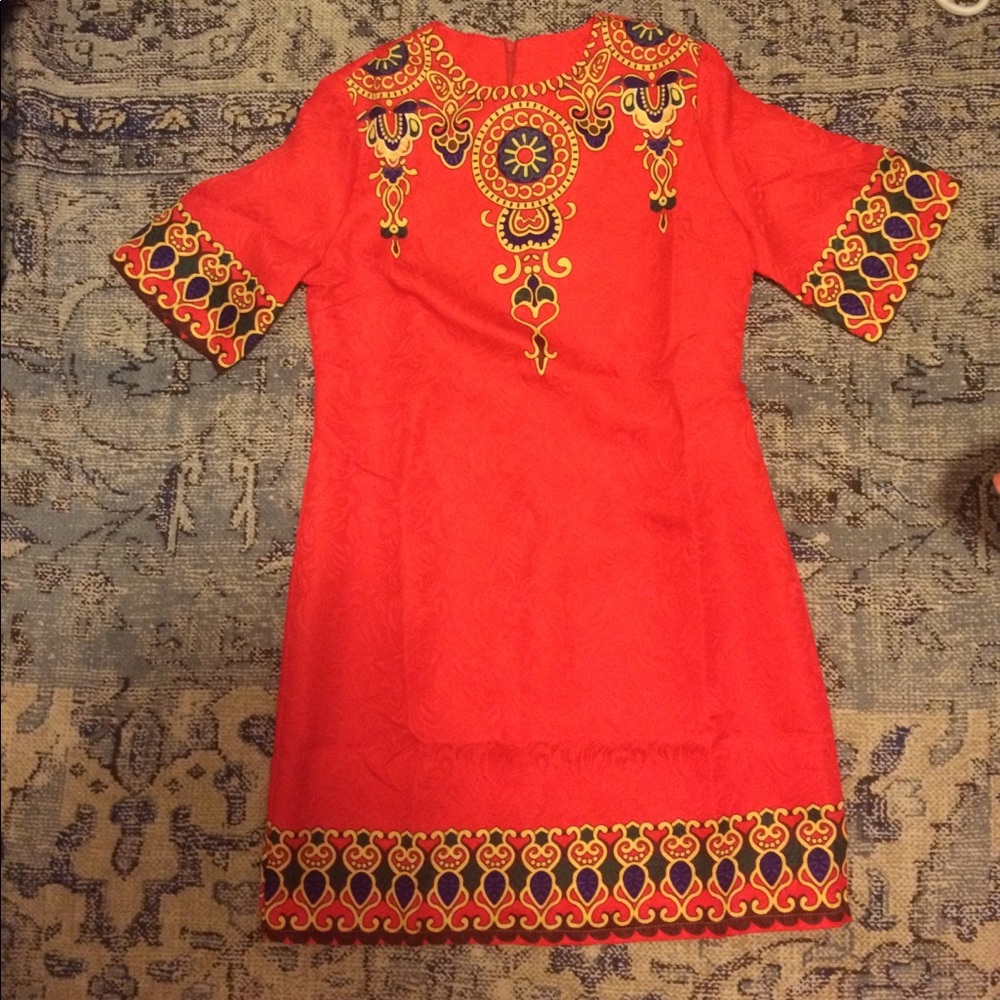 Multicolored, Aztec dress