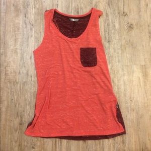 Two toned North Face tank