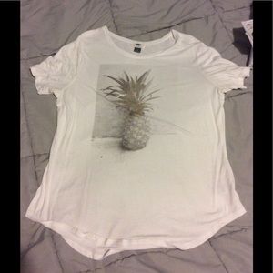 White Pinapple Shirt