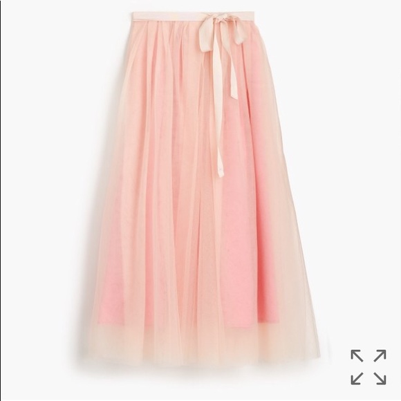 long tulle skirt j crew