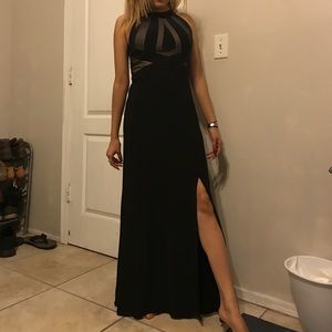 Black long dress