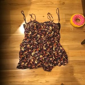 Patterned romper size XL