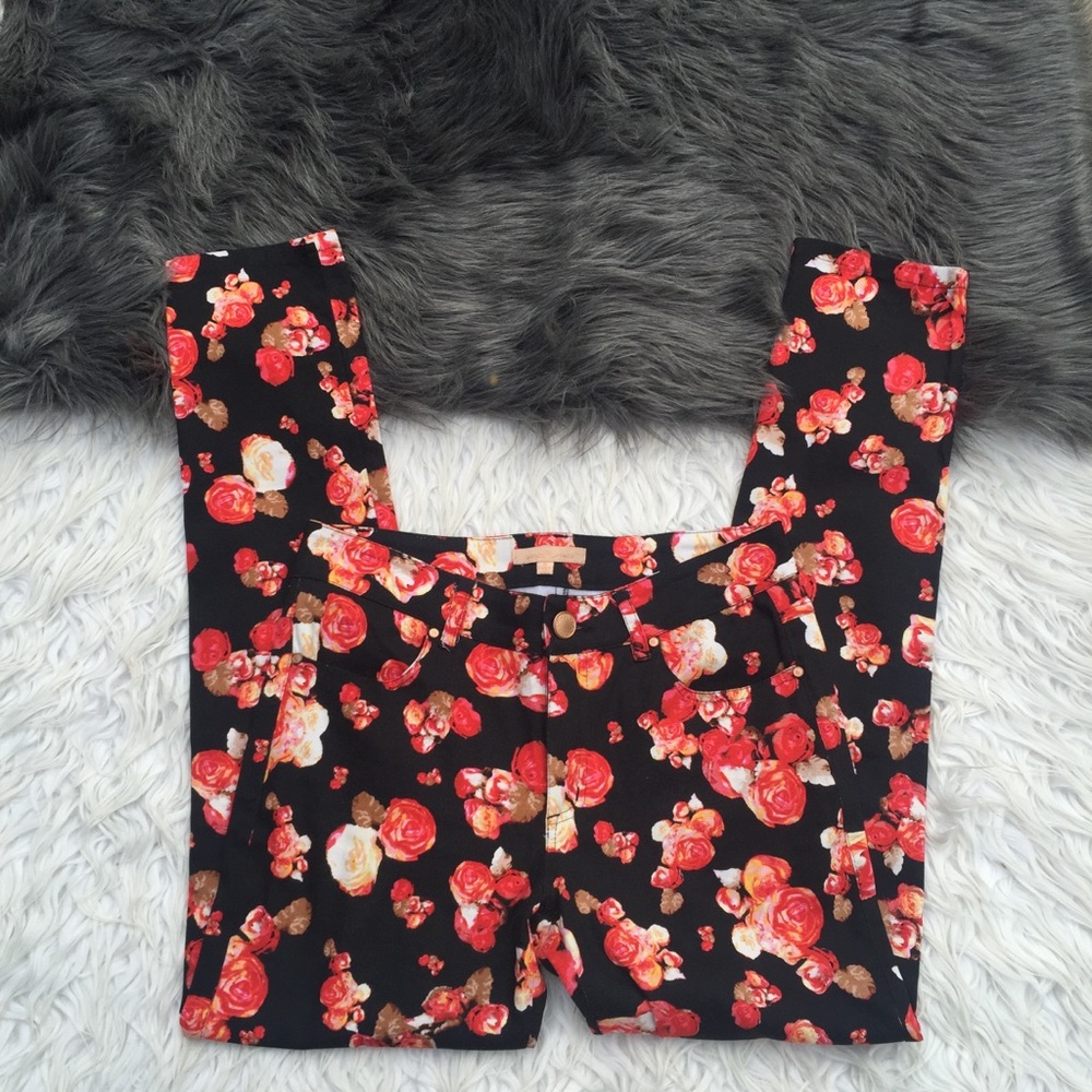 Anthropologie floral pants - Picture 2 of 6