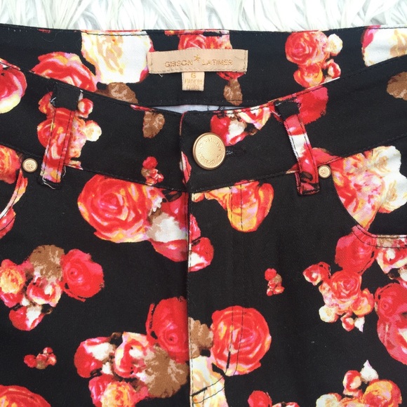 Anthropologie floral pants - Picture 3 of 6