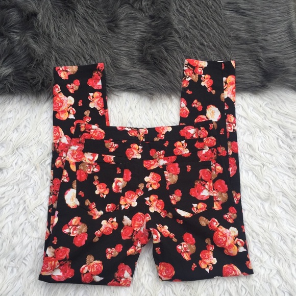 Anthropologie floral pants - Picture 4 of 6