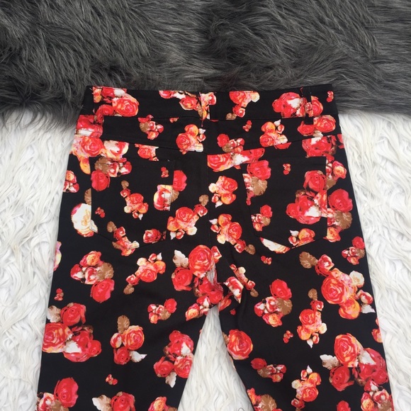 Anthropologie floral pants - Picture 5 of 6