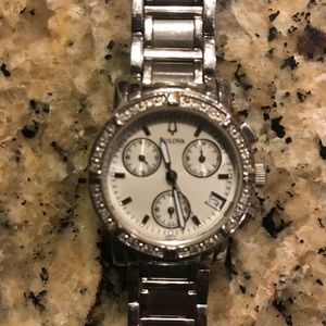 Authentic Buluva Watch with REAL diamonds