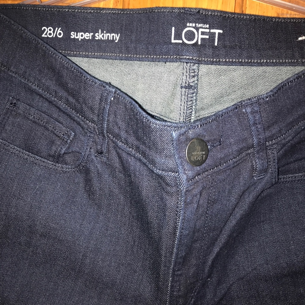 Loft super skinny jeans
