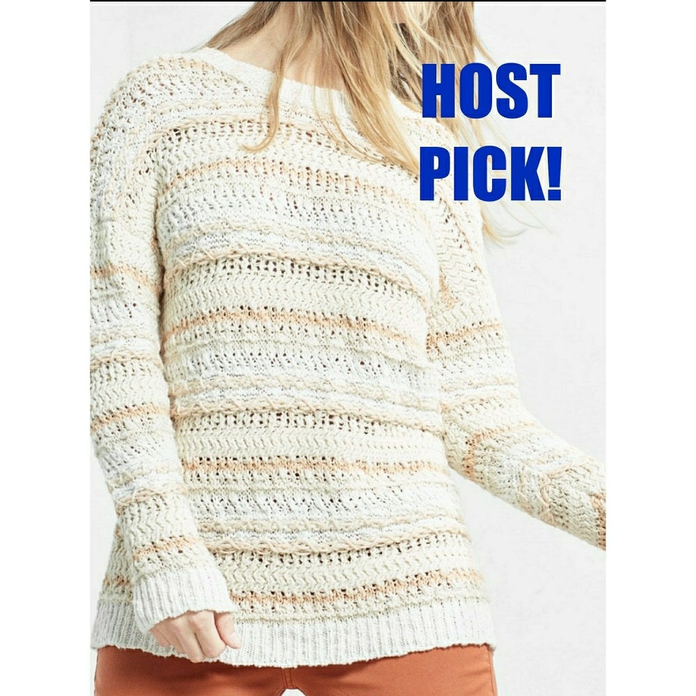 SALE MANGO Mixed Media Super Comfy Sweater