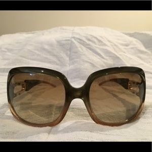 Lot of Jimmy Choo Sunglasses + Burberry Scarf