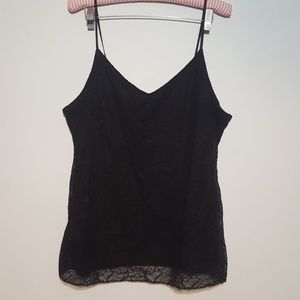 XL Banana Republic Black Lace Tank Top Cami