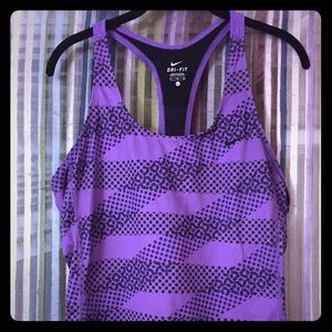 Purple Nike dry fit tank