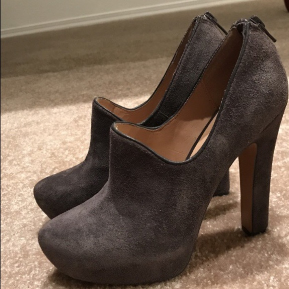 Suede shoes