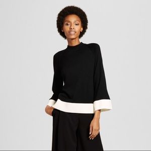 Victoria Beckham Target black white sweater