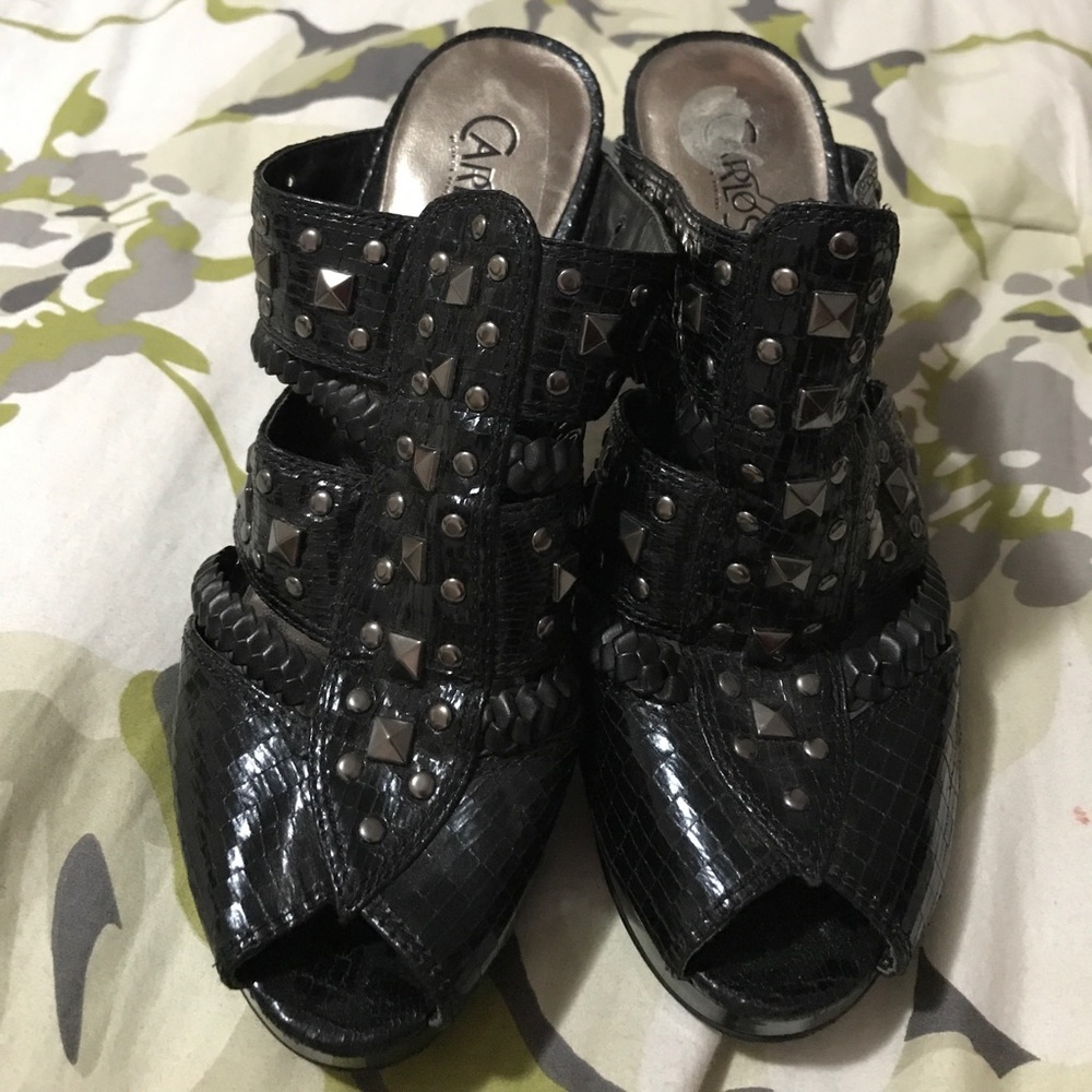 Carlos rhinestone heels