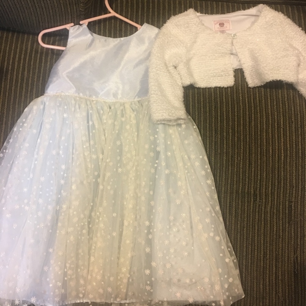 Christmas/ winter toddler dress