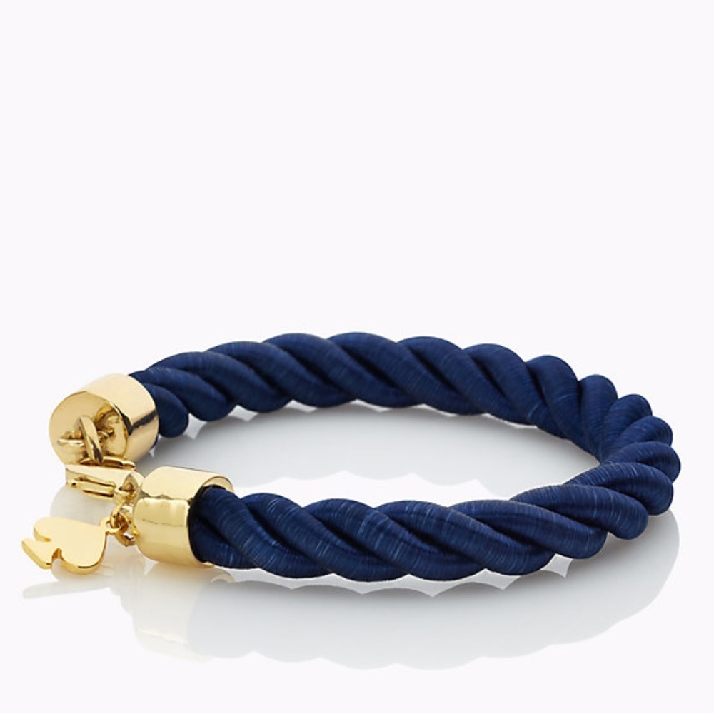 New Kate Spade Navy Rope Bracelet