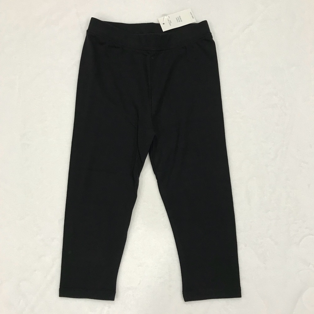 GAP (baby) Black Crop Leggings