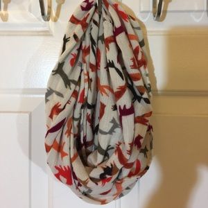 Fox Print Infinity Scarf